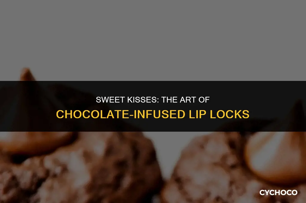 how to kiss using chocolate