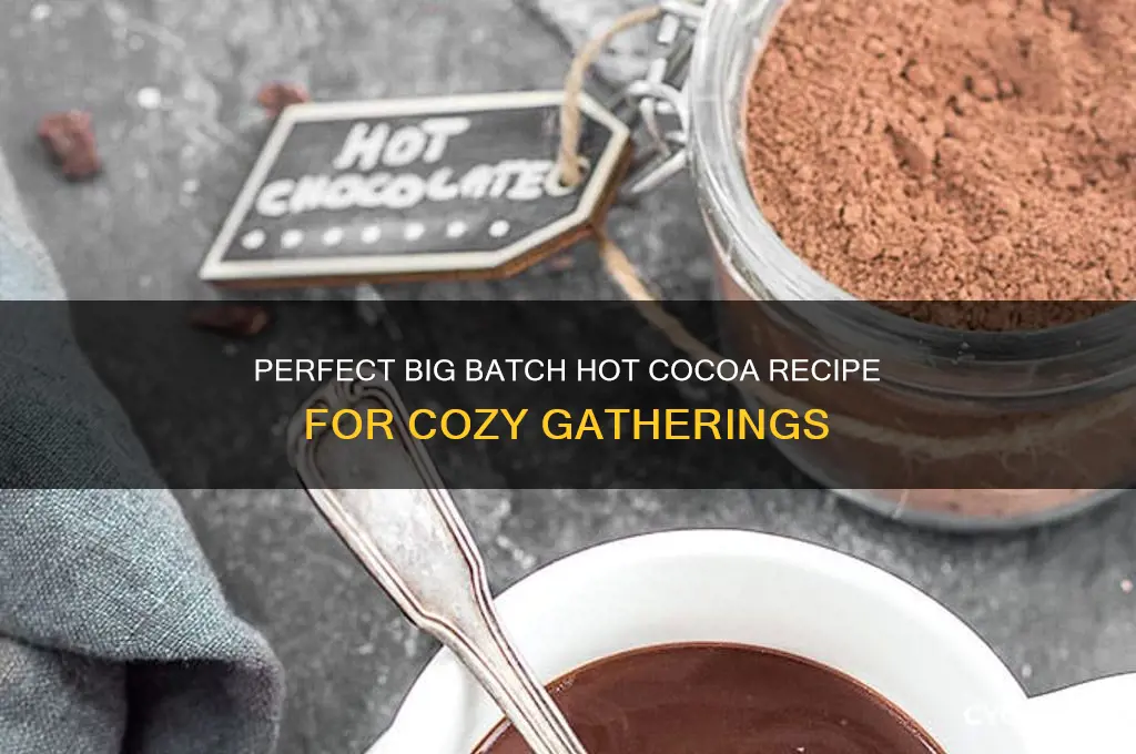 how to make a big batch of hot cocoa