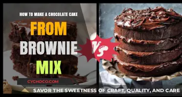Transform Brownie Mix into Decadent Chocolate Cake: Simple Steps