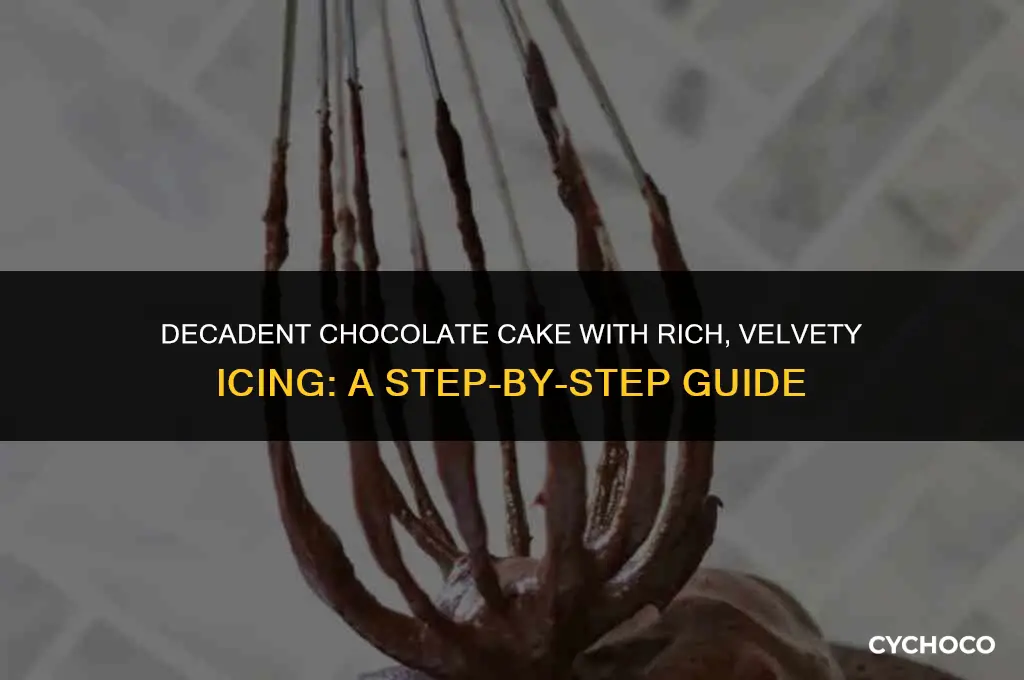 how to make a chocolate cake with chocolate icing
