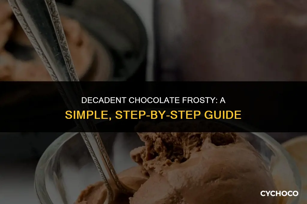 how to make a chocolate frosty