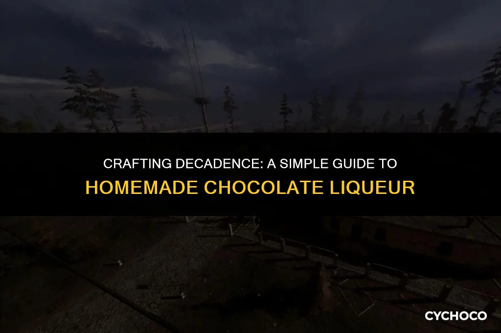 how to make a chocolate liqueur