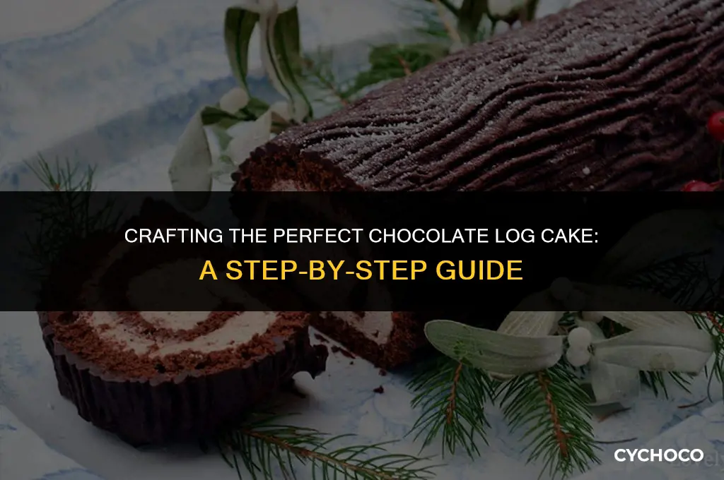 how to make a chocolate log cake