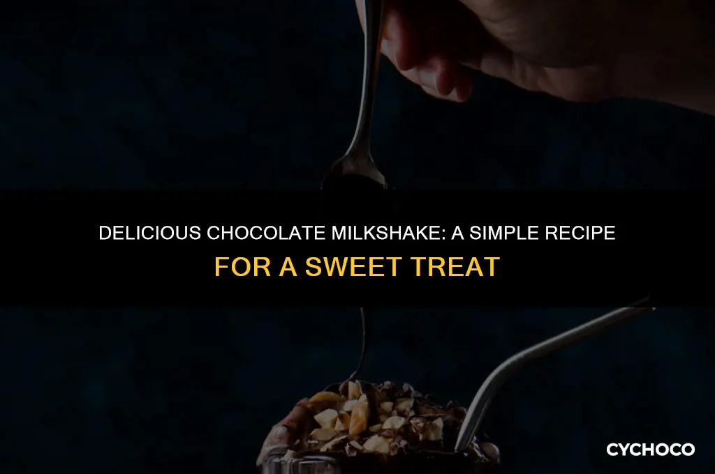 how to make a chocolate milk shake