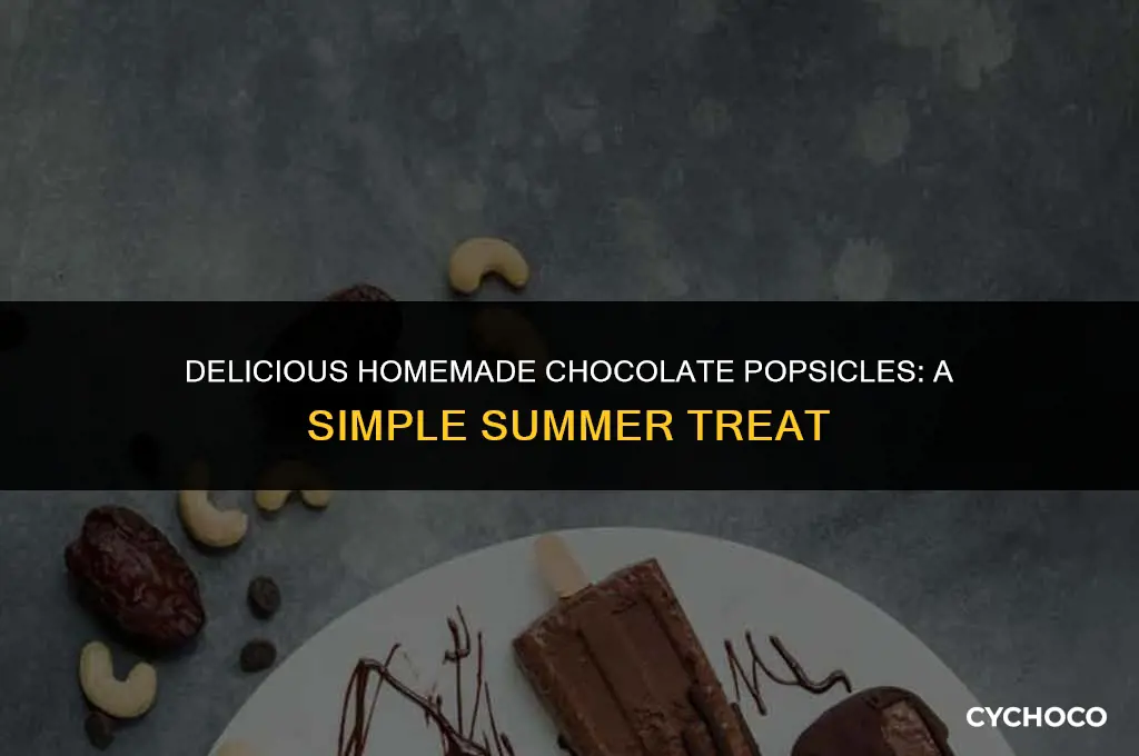 how to make a chocolate popsicle