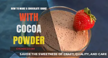 Decadent Chocolate Shake Recipe: Cocoa Powder Magic Unveiled