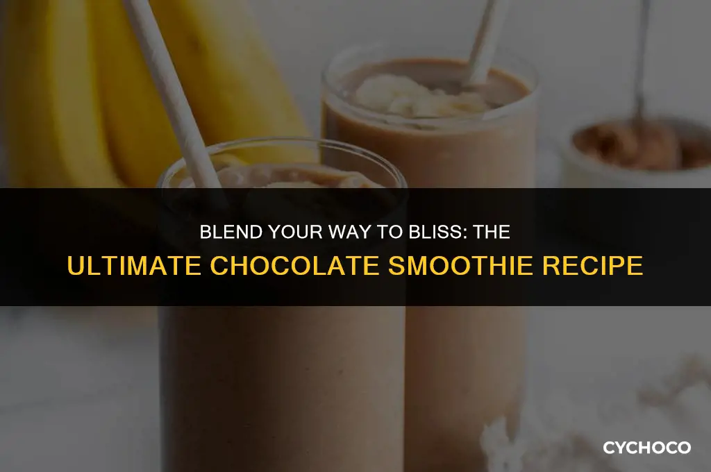 how to make a chocolate smoothie