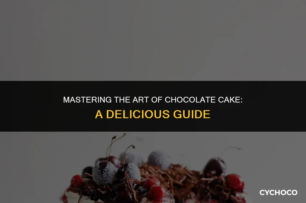 how to make a good chocolate cake