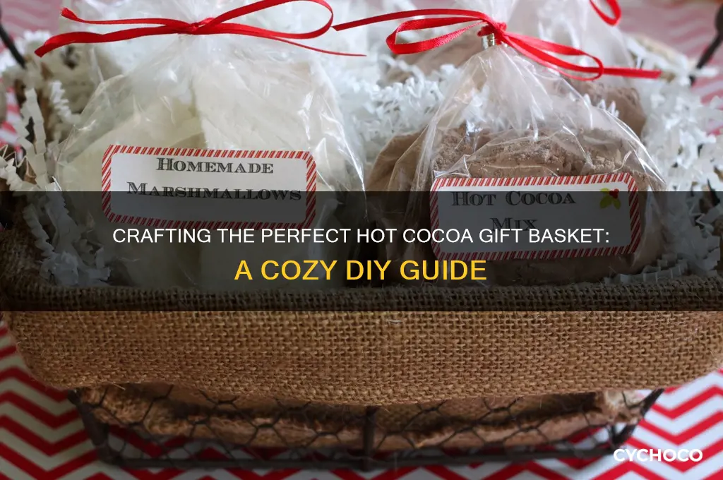 how to make a hot cocoa gift basket