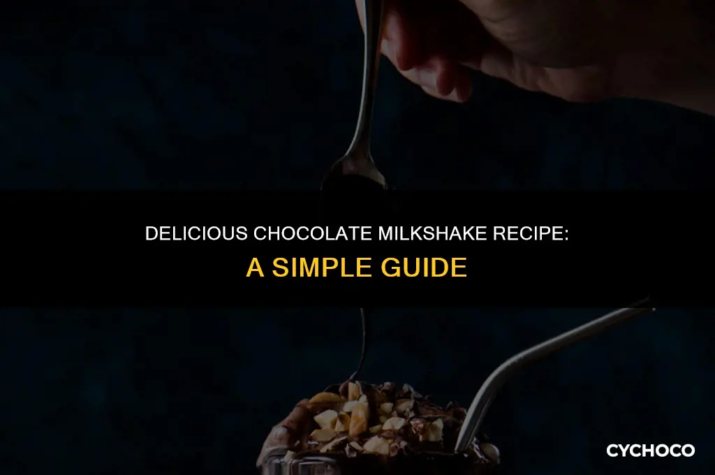 how to make a milkshake with chocolate milk
