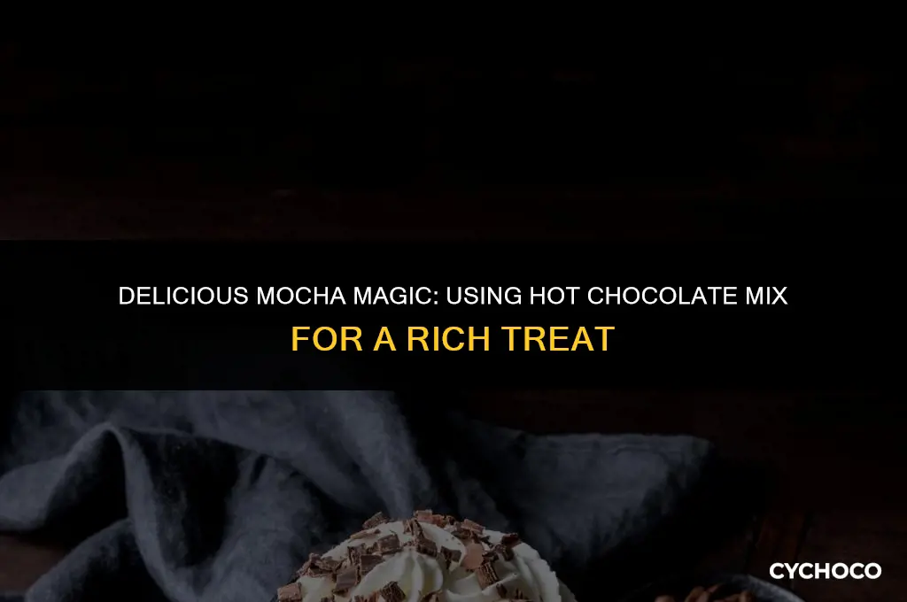 how to make a mocha with hot chocolate mix