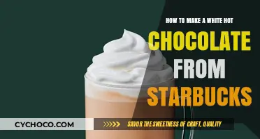 Starbucks-Inspired White Hot Chocolate: A Creamy Delight