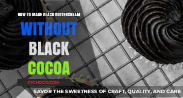Create Perfect Black Buttercream Without Black Cocoa: Easy Tips & Tricks