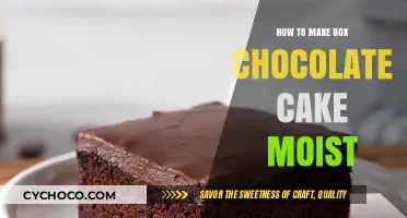 Decadent Moisture: The Secret to Perfect Box Chocolate Cake