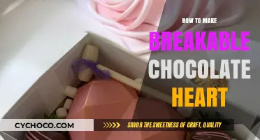 Crafting Fragile Chocolate Hearts: A Sweet and Delicate DIY Guide
