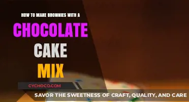 Easy Brownie Recipe Using Chocolate Cake Mix: Quick & Delicious!