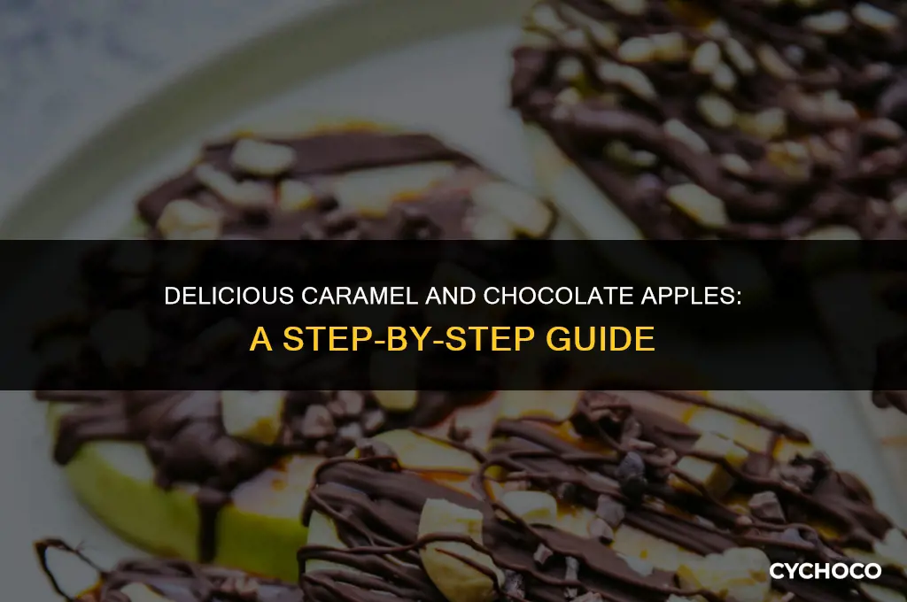 how to make caramel and chocolate apples