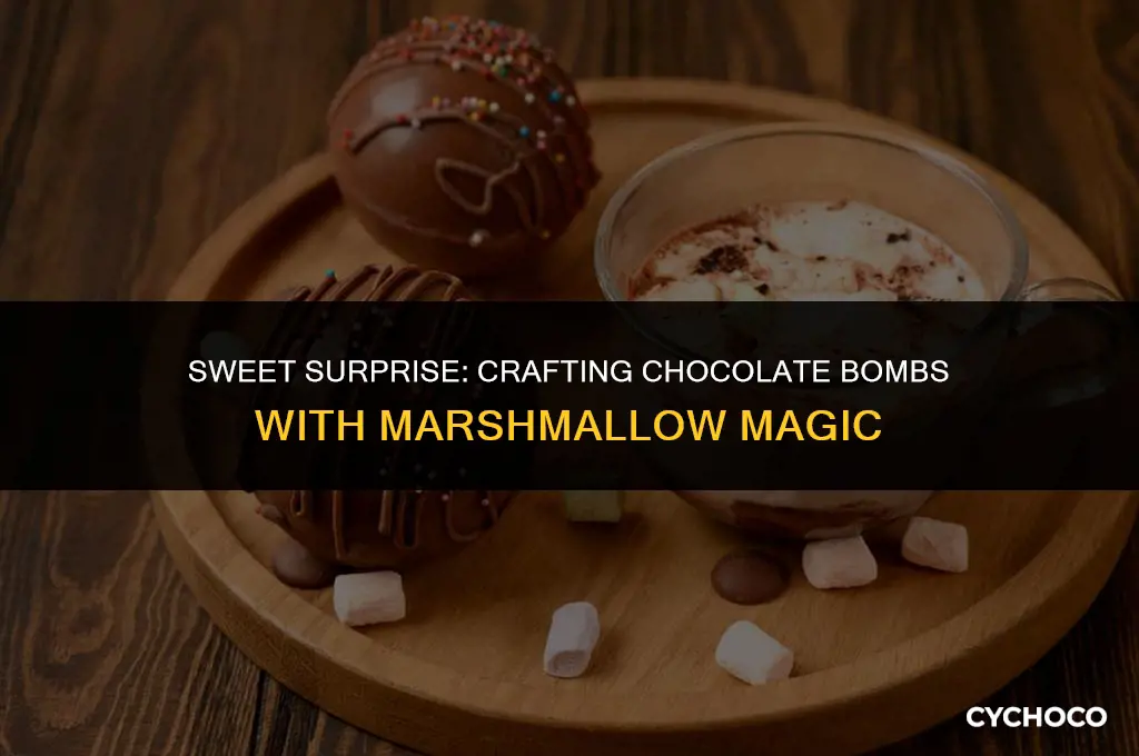how to make chocolate bombs with marshmallows inside