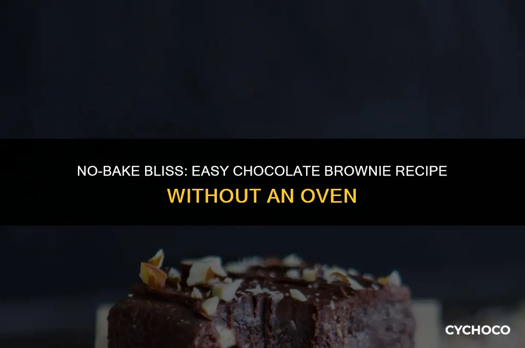 how to make chocolate brownie without oven