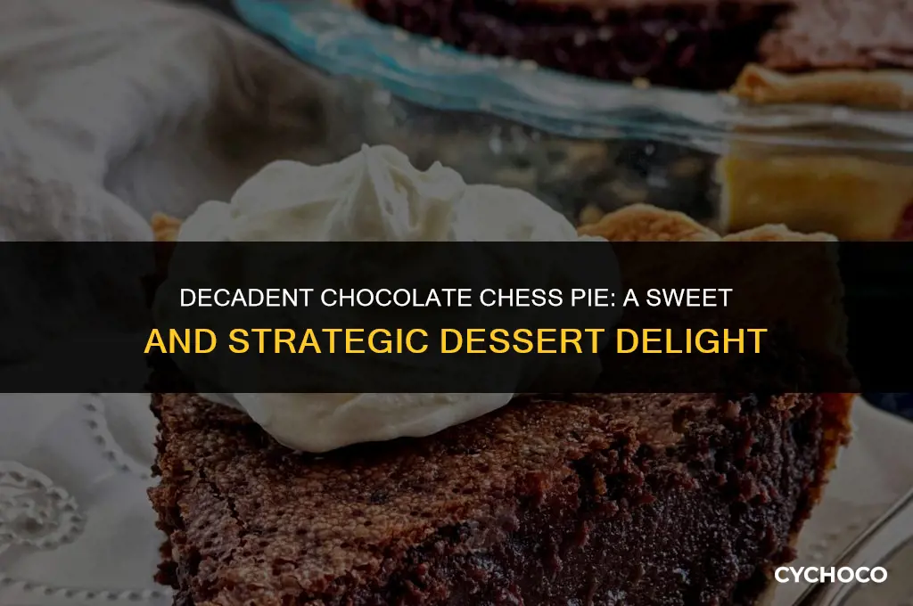 how to make chocolate chess pie