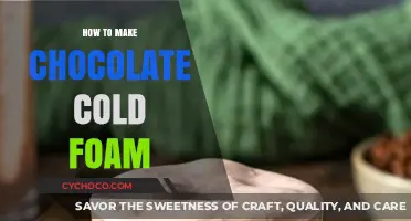 Creamy Chocolate Cold Foam: Easy Recipe for Coffee Lovers