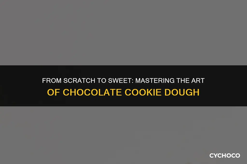 how to make chocolate cookie dough