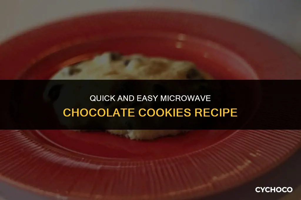 how to make chocolate cookies in microwave