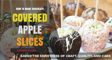 Delicious Chocolate-Dipped Apple Slices: A Simple Treat