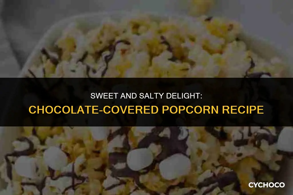 how to make chocolate covered popcorn