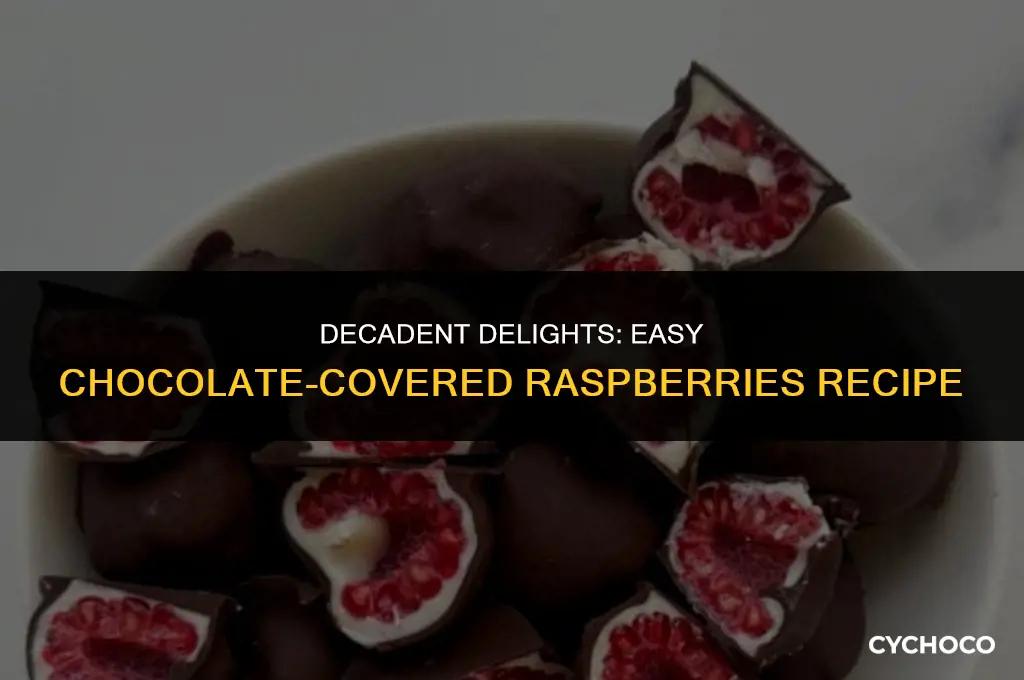 how to make chocolate covered raspberries
