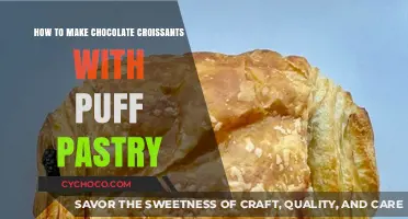 Flaky Delights: Mastering Chocolate Croissants with Puff Pastry