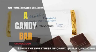 Sweet Artistry: Crafting Chocolate Curls from Your Favorite Candy Bar