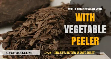 Easy Chocolate Curls: Master the Art with a Vegetable Peeler