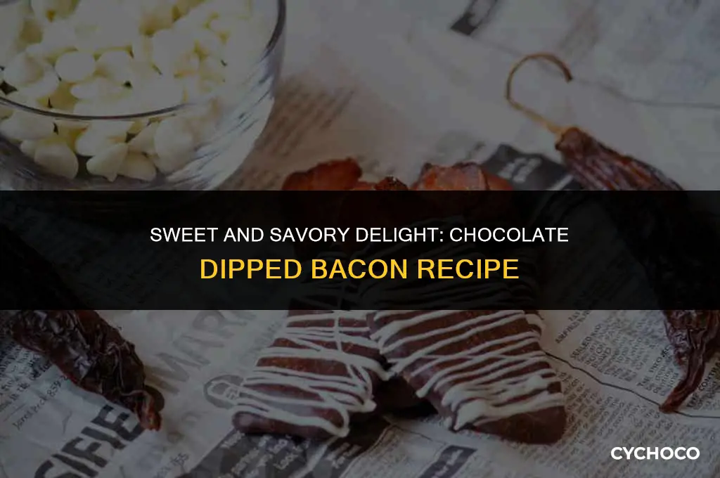 how to make chocolate dipped bacon