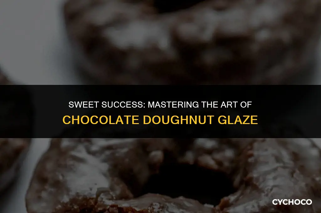 how to make chocolate doughnut glaze