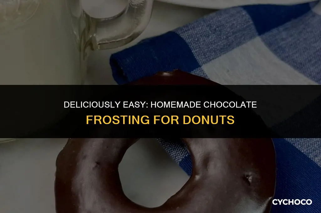 how to make chocolate frosting for donuts