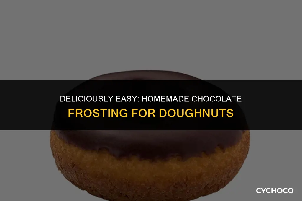 how to make chocolate frosting for doughnuts