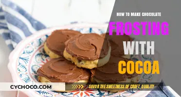 Decadent Cocoa-Based Chocolate Frosting: A Simple Recipe