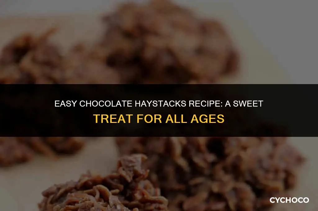 how to make chocolate haystacks