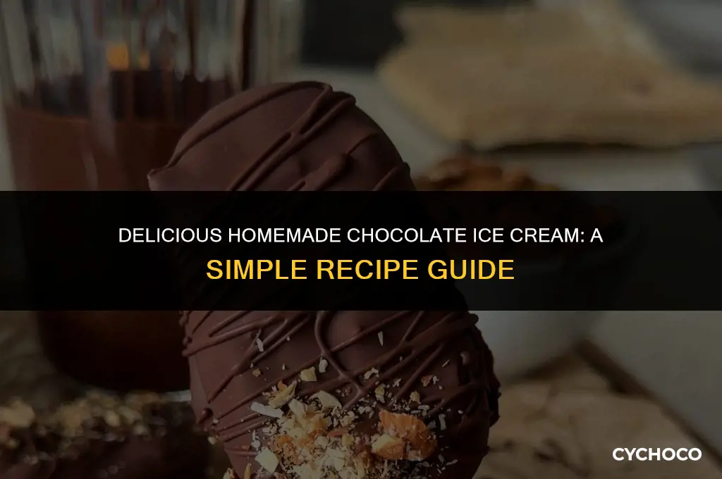 how to make chocolate icecream