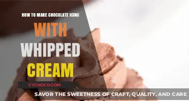 Decadent Chocolate Icing with Whipped Cream: A Simple Guide