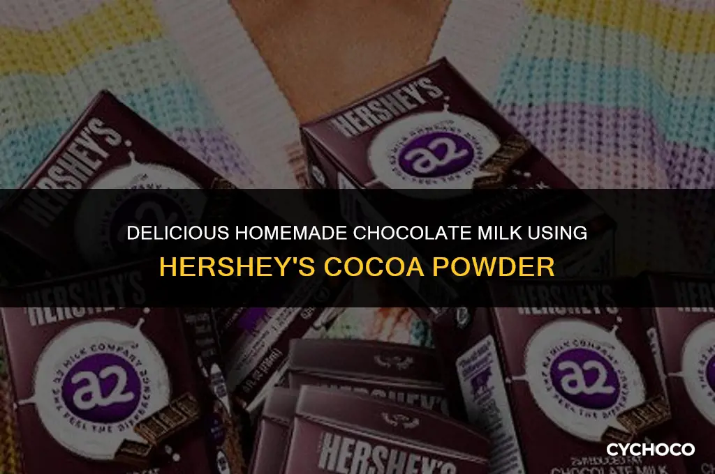 how to make chocolate milk with hershey