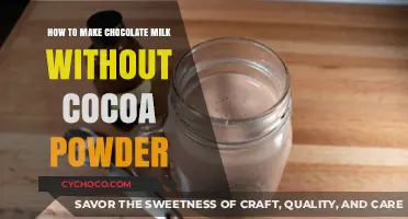 Delicious Homemade Chocolate Milk: Cocoa Powder Alternatives Revealed