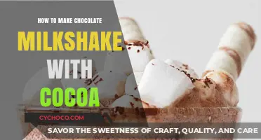 Decadent Cocoa-Infused Milkshake: A Chocolate Lover's Delight