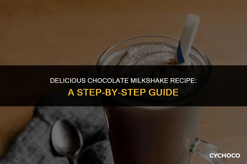 how to make chocolate milkshake