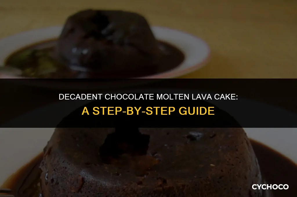 how to make chocolate molten lava cake