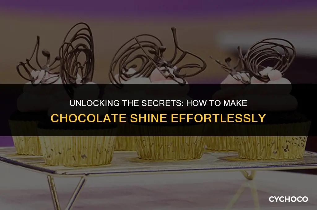 how to make chocolate shine