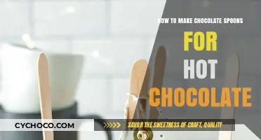 Sweet Stirring: Crafting Chocolate Spoons for Hot Cocoa Delight