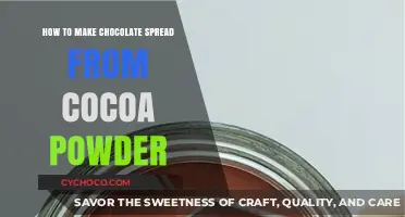 Easy Homemade Chocolate Spread Recipe Using Cocoa Powder