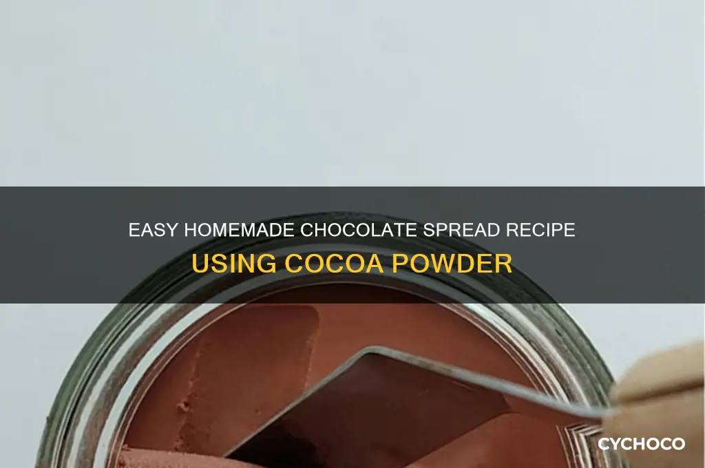 how to make chocolate spread from cocoa powder